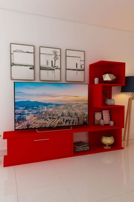 Palermo Tv Ünitesi Kırmızı