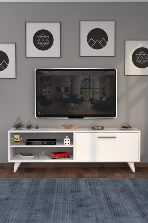 Tv Ünitesi Beyaz
