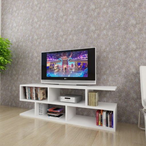 Kelebek Tv Sehpası Beyaz - Görsel 2
