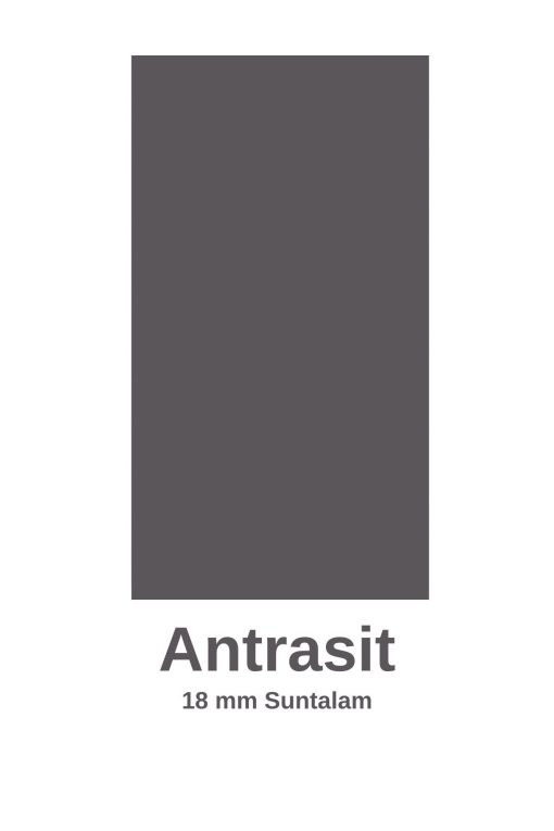 Tree Dekoratif Kitaplık Antrasit - Görsel 8